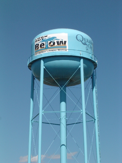 Eagle water tower