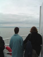 Elizabeth and Wanda on the Ferry